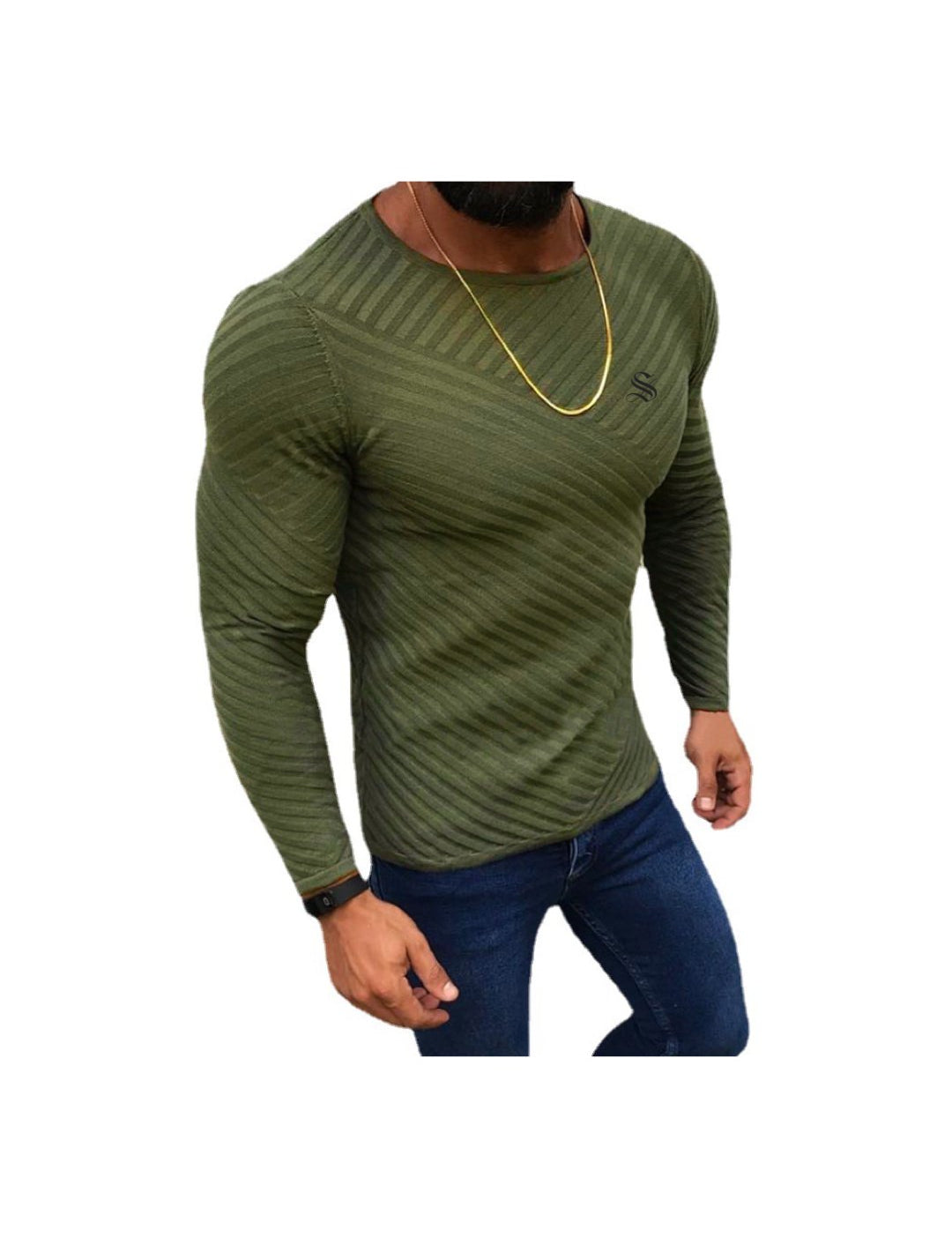 3Trikes - Long Sleeve Shirt for Men - Sarman Fashion - Wholesale Clothing Fashion Brand for Men from Canada