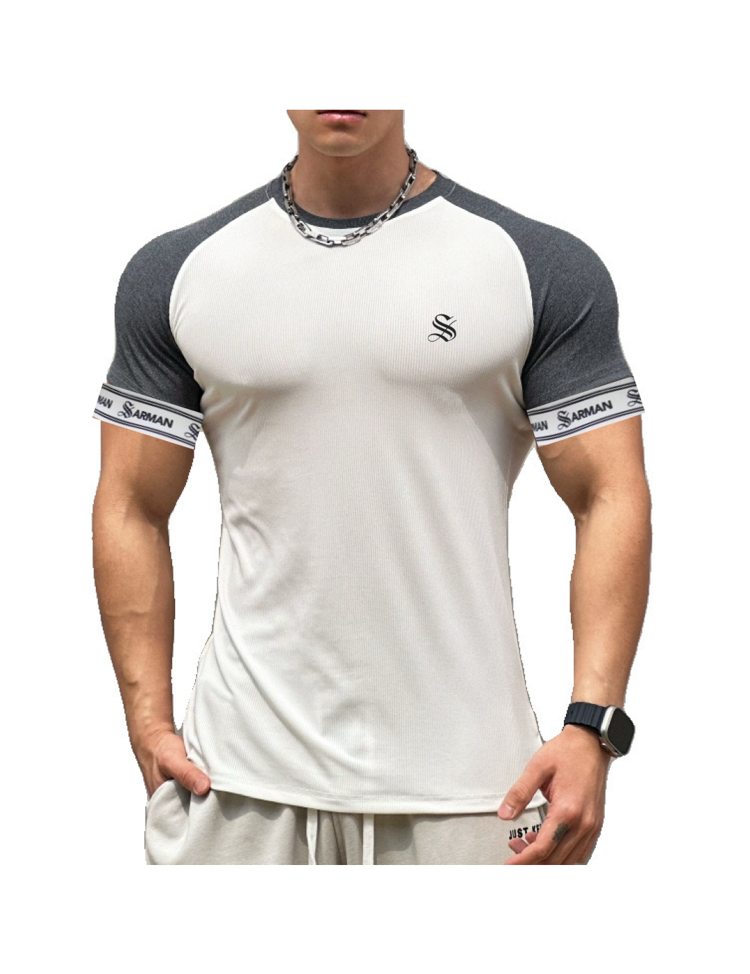 Zuws 5 - T-Shirt with Straps for Men