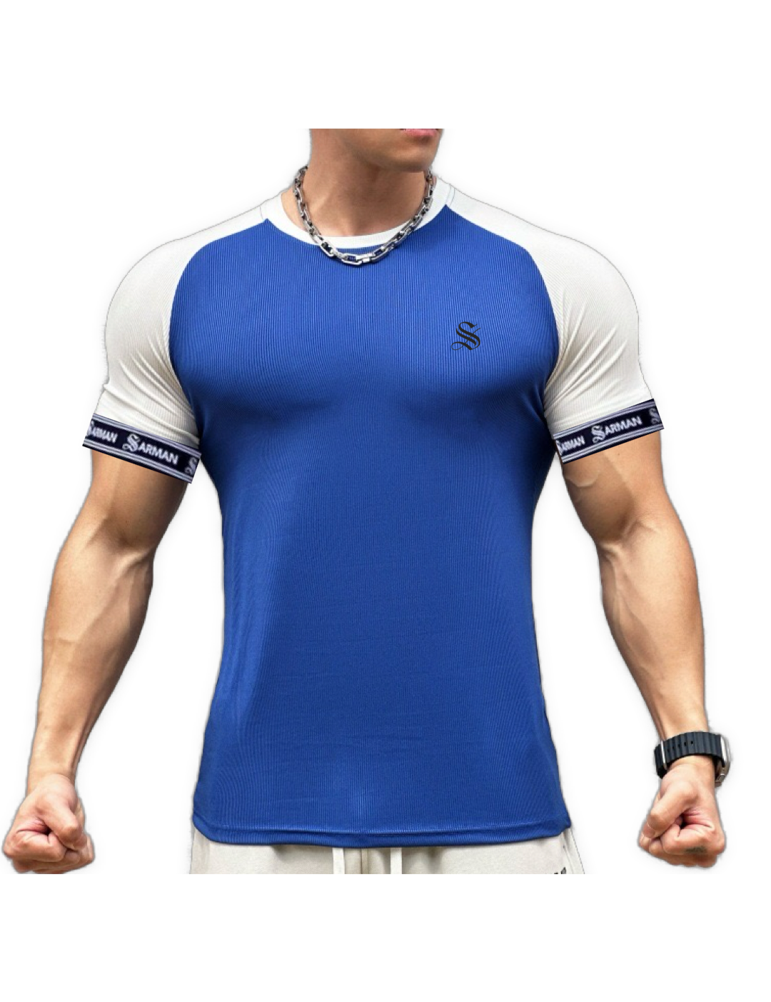 Zuws 8 - T-Shirt with Straps for Men