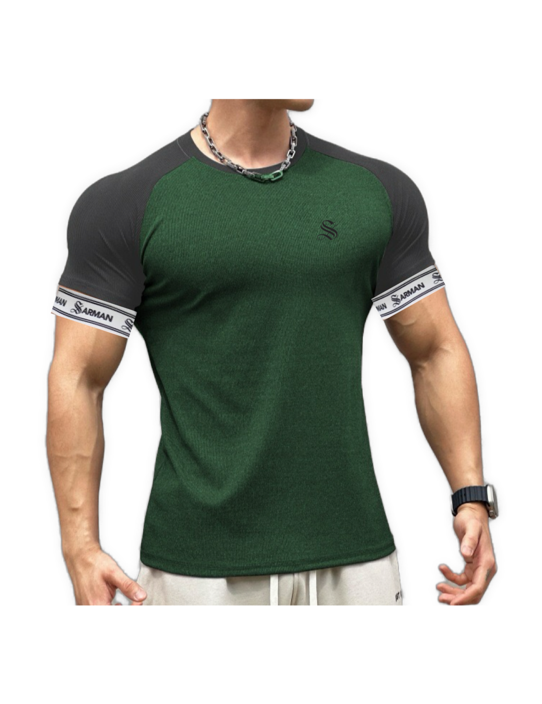 Zuws 9 - T-Shirt with Straps for Men