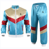 80sBacK 3 -  Complete Set - Long Sleeves Track Tops & Joggers for Men