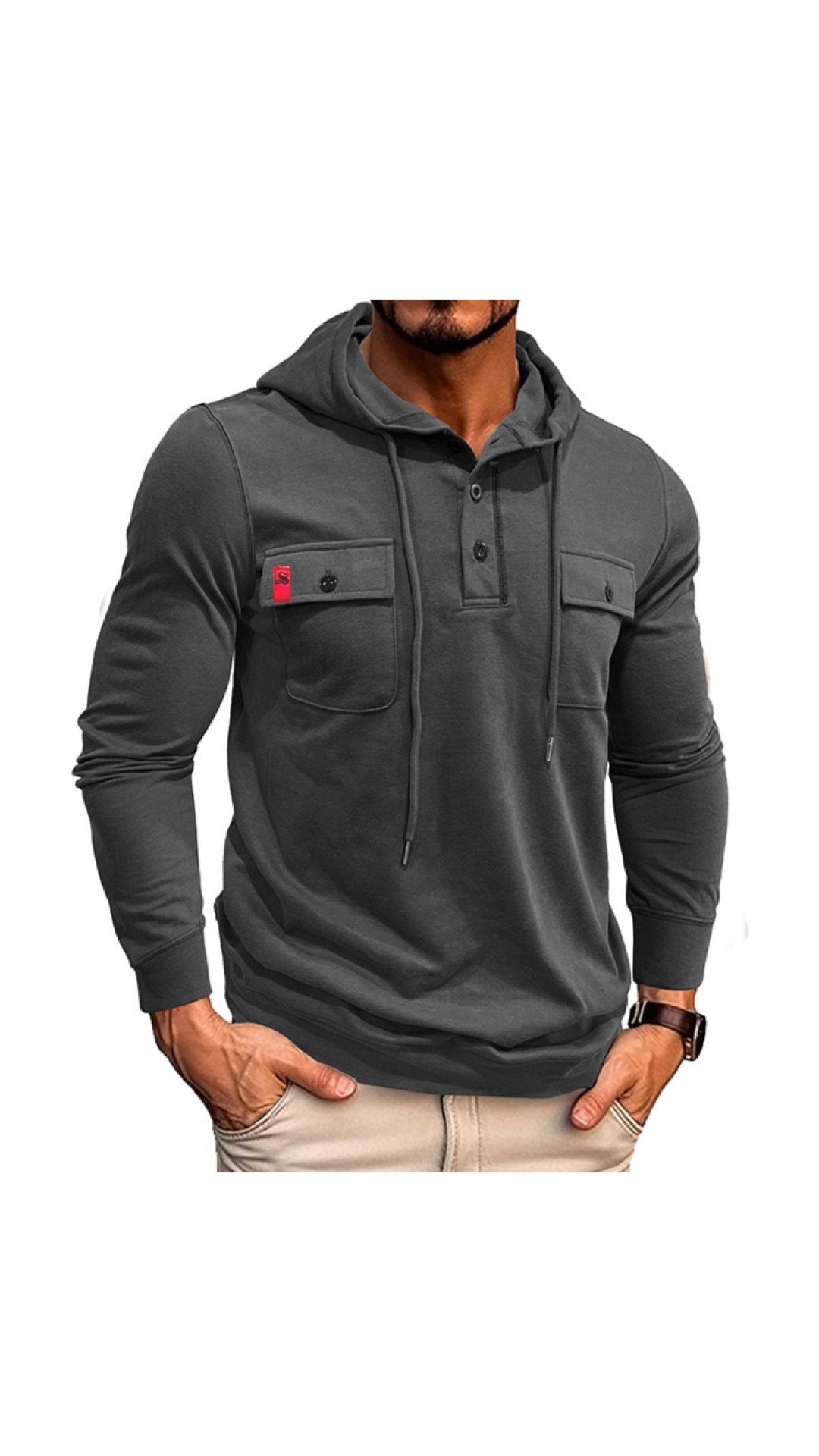 AKIO - Hoodie for Men - Sarman Fashion - Wholesale Clothing Fashion Brand for Men from Canada