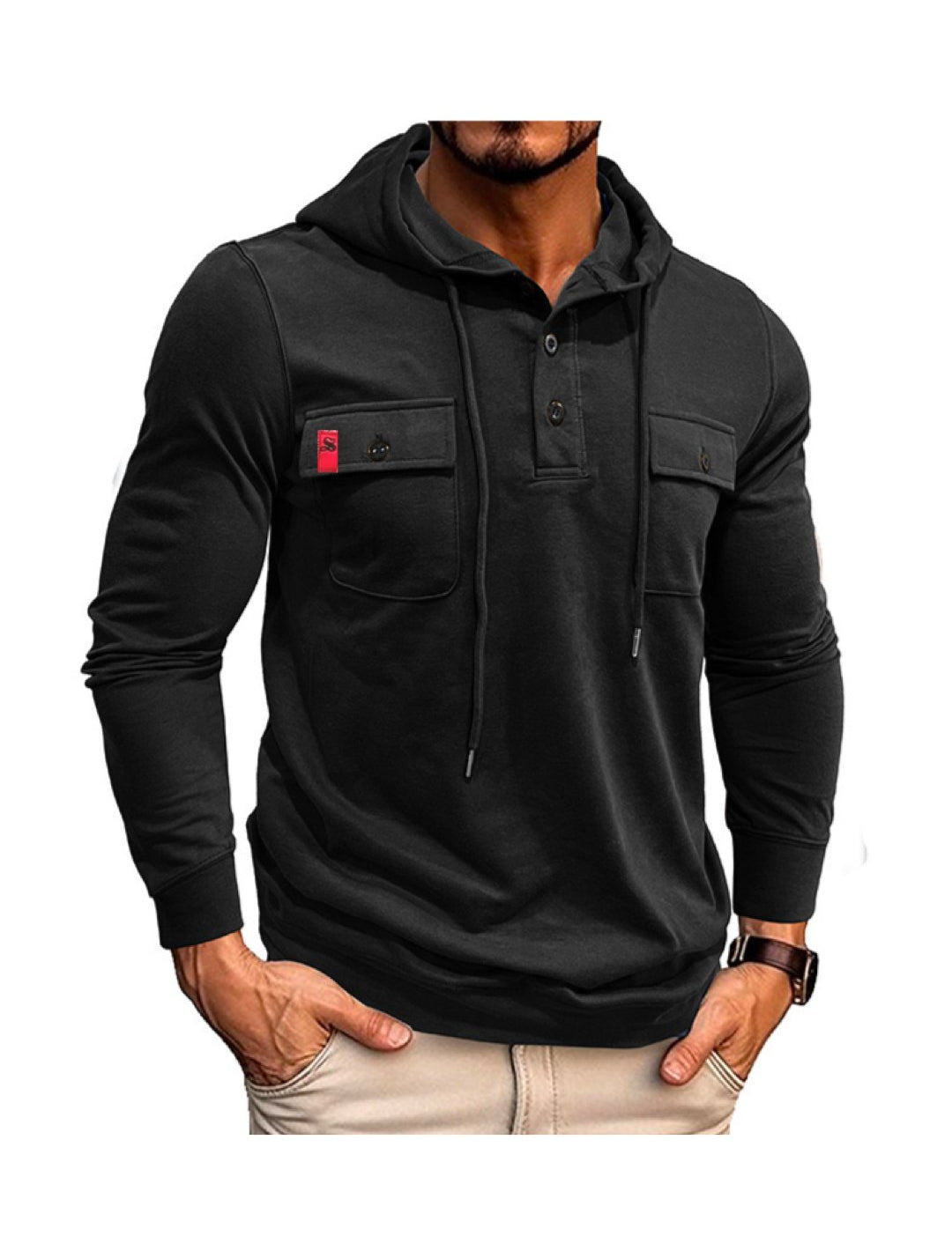 AKIO - Hoodie for Men - Sarman Fashion - Wholesale Clothing Fashion Brand for Men from Canada