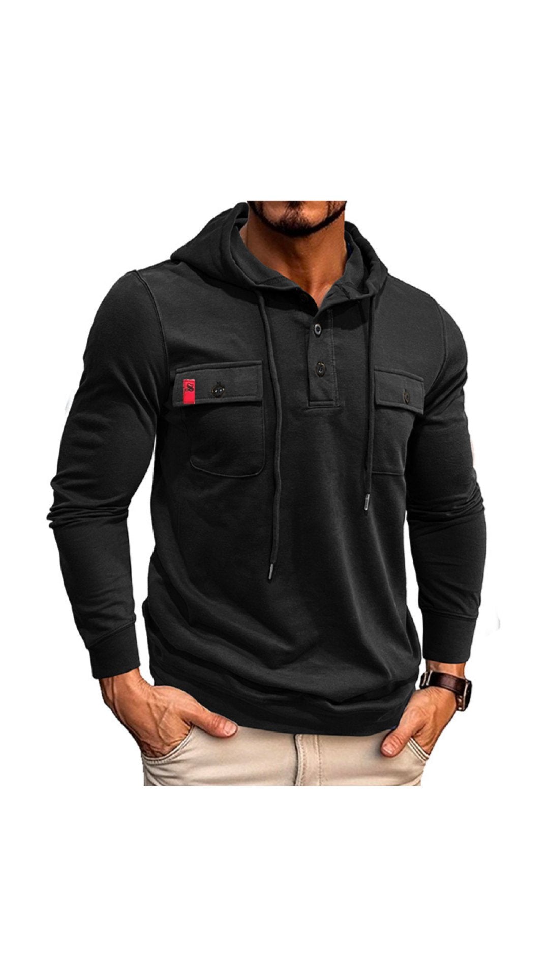 AKIO - Hoodie for Men - Sarman Fashion - Wholesale Clothing Fashion Brand for Men from Canada