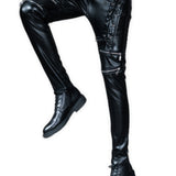 Alabama - Black Pu - Leather Pant’s for Men - Sarman Fashion - Wholesale Clothing Fashion Brand for Men from Canada