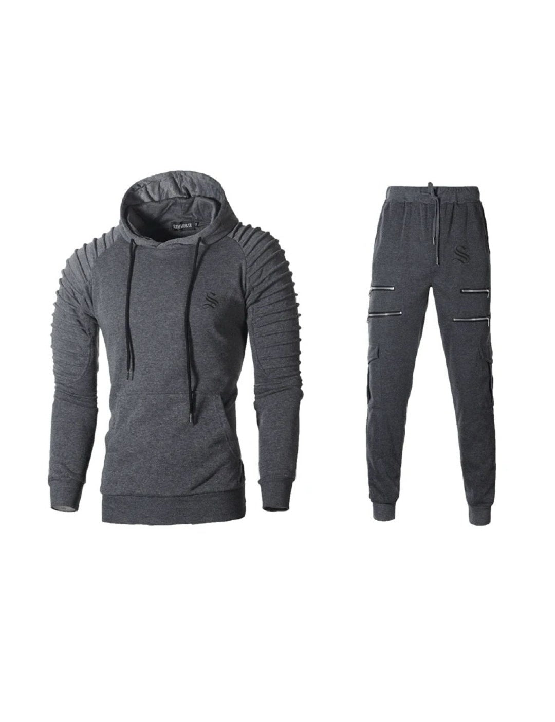 Alih - Complete Set - Long Sleeves Hoodie & Joggers for Men - Sarman Fashion - Wholesale Clothing Fashion Brand for Men from Canada