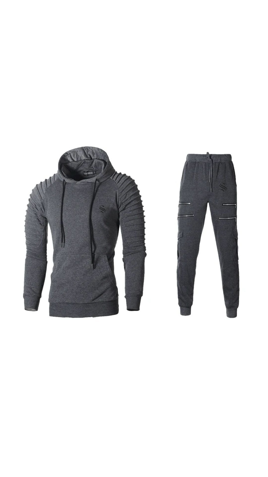 Alih - Complete Set - Long Sleeves Hoodie & Joggers for Men - Sarman Fashion - Wholesale Clothing Fashion Brand for Men from Canada