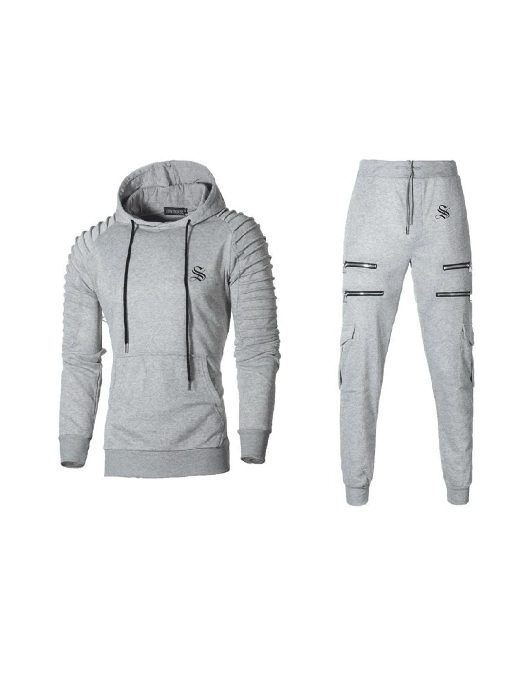 Alih - Complete Set - Long Sleeves Hoodie & Joggers for Men - Sarman Fashion - Wholesale Clothing Fashion Brand for Men from Canada