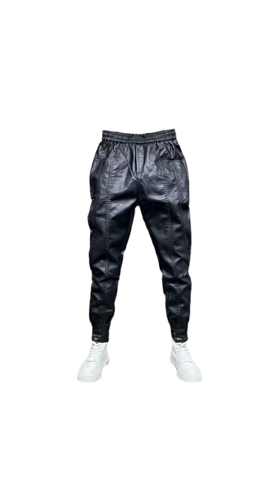 Ambulato - Pu Leather Pants for Men - Sarman Fashion - Wholesale Clothing Fashion Brand for Men from Canada