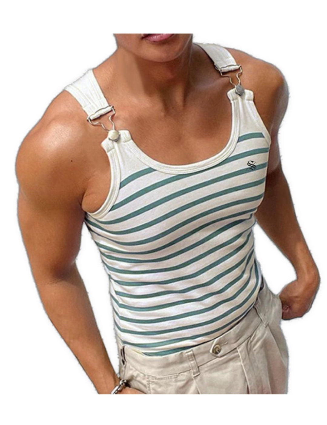 Amni - Tank Top for Men - Sarman Fashion - Wholesale Clothing Fashion Brand for Men from Canada