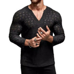 Bakag - Long V - Neck Shirt for Men - Sarman Fashion - Wholesale Clothing Fashion Brand for Men from Canada