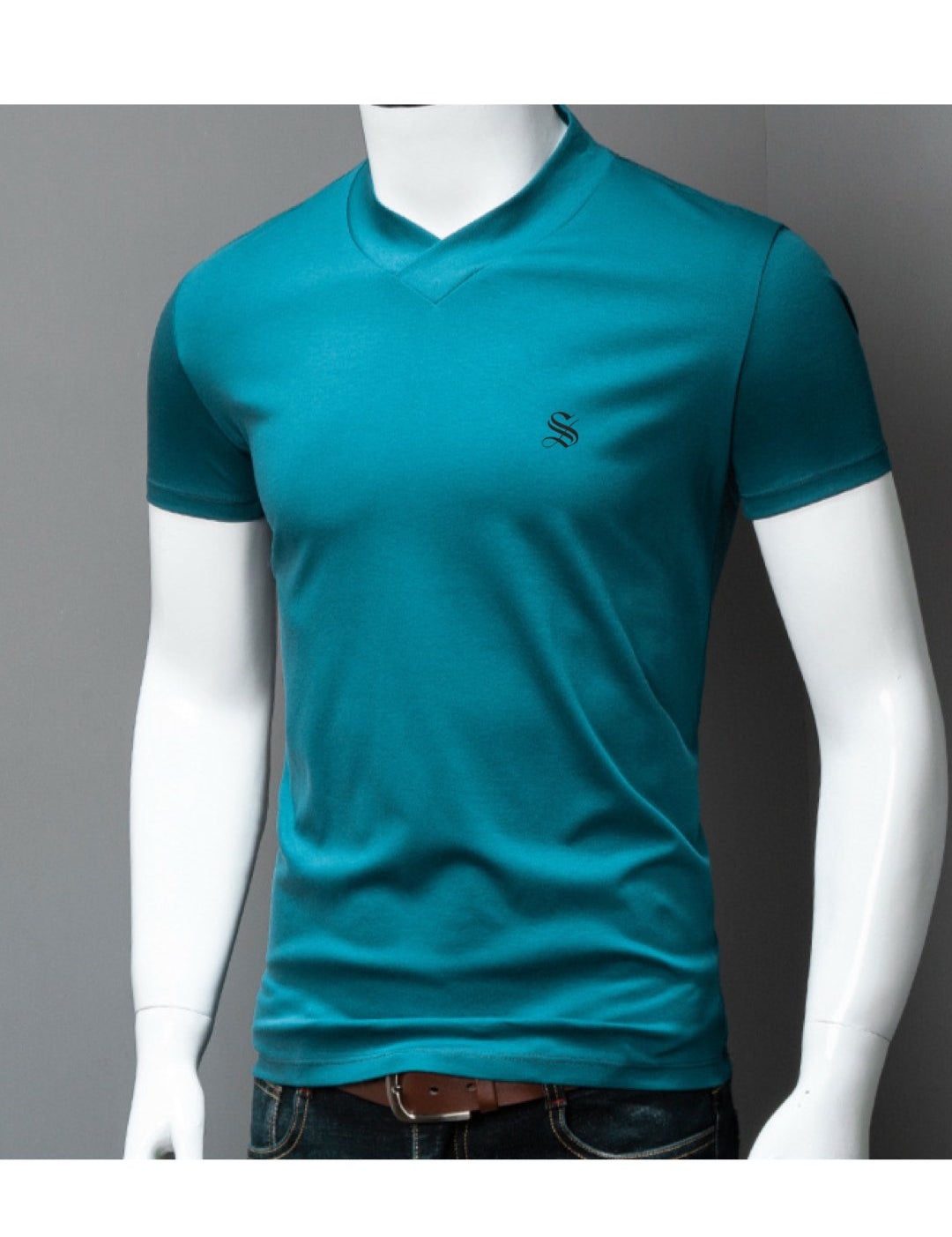 Baok 2 - V - Neck T-Shirt for Men - Sarman Fashion - Wholesale Clothing Fashion Brand for Men from Canada