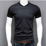 Baok 2 - V - Neck T-Shirt for Men - Sarman Fashion - Wholesale Clothing Fashion Brand for Men from Canada