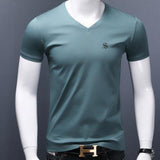 Baok 3 - V - Neck T-Shirt for Men - Sarman Fashion - Wholesale Clothing Fashion Brand for Men from Canada