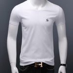 Baok 3 - V - Neck T-Shirt for Men - Sarman Fashion - Wholesale Clothing Fashion Brand for Men from Canada