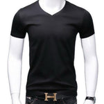 Baok 3 - V - Neck T-Shirt for Men - Sarman Fashion - Wholesale Clothing Fashion Brand for Men from Canada