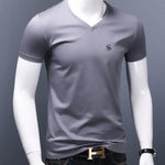 Baok 3 - V - Neck T-Shirt for Men - Sarman Fashion - Wholesale Clothing Fashion Brand for Men from Canada