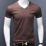 Baok 3 - V - Neck T-Shirt for Men - Sarman Fashion - Wholesale Clothing Fashion Brand for Men from Canada