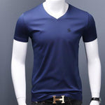 Baok 3 - V - Neck T-Shirt for Men - Sarman Fashion - Wholesale Clothing Fashion Brand for Men from Canada