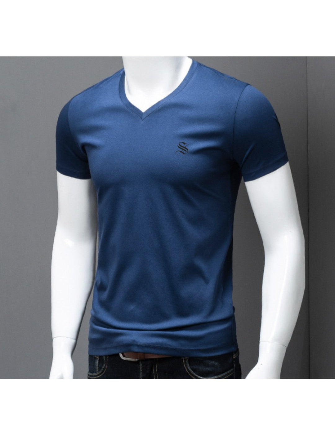 Baok - V - Neck T-Shirt for Men - Sarman Fashion - Wholesale Clothing Fashion Brand for Men from Canada