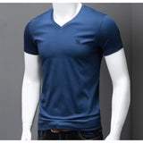 Baok - V - Neck T-Shirt for Men - Sarman Fashion - Wholesale Clothing Fashion Brand for Men from Canada