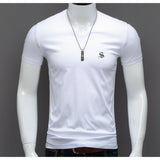 Baok - V - Neck T-Shirt for Men - Sarman Fashion - Wholesale Clothing Fashion Brand for Men from Canada