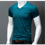 Baok - V - Neck T-Shirt for Men - Sarman Fashion - Wholesale Clothing Fashion Brand for Men from Canada