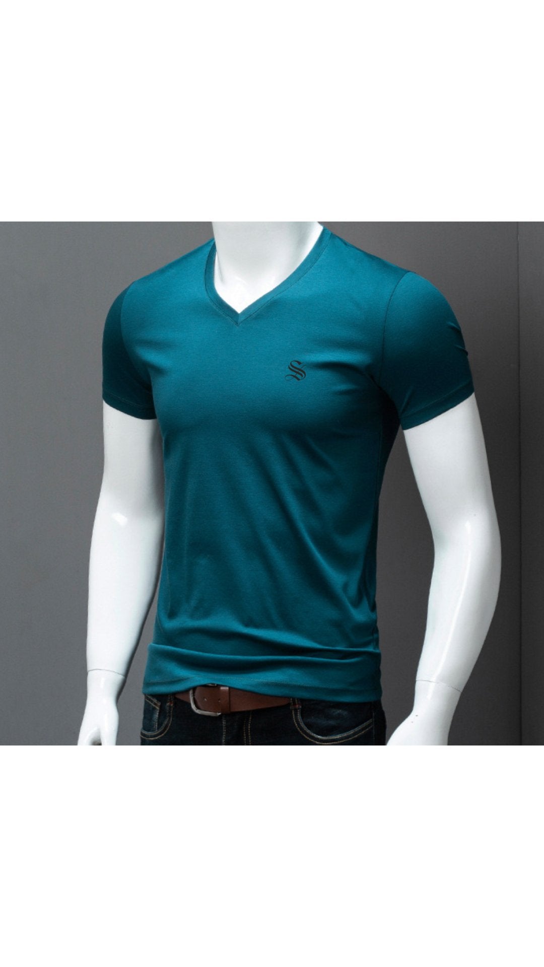 Baok - V - Neck T-Shirt for Men - Sarman Fashion - Wholesale Clothing Fashion Brand for Men from Canada