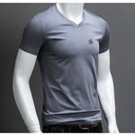 Baok - V - Neck T-Shirt for Men - Sarman Fashion - Wholesale Clothing Fashion Brand for Men from Canada