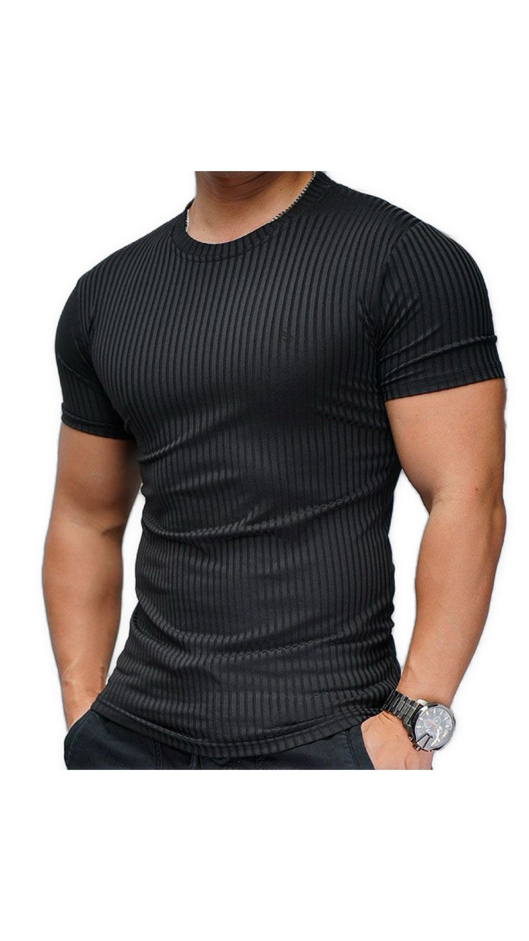 Basebu - T-Shirt for Men - Sarman Fashion - Wholesale Clothing Fashion Brand for Men from Canada