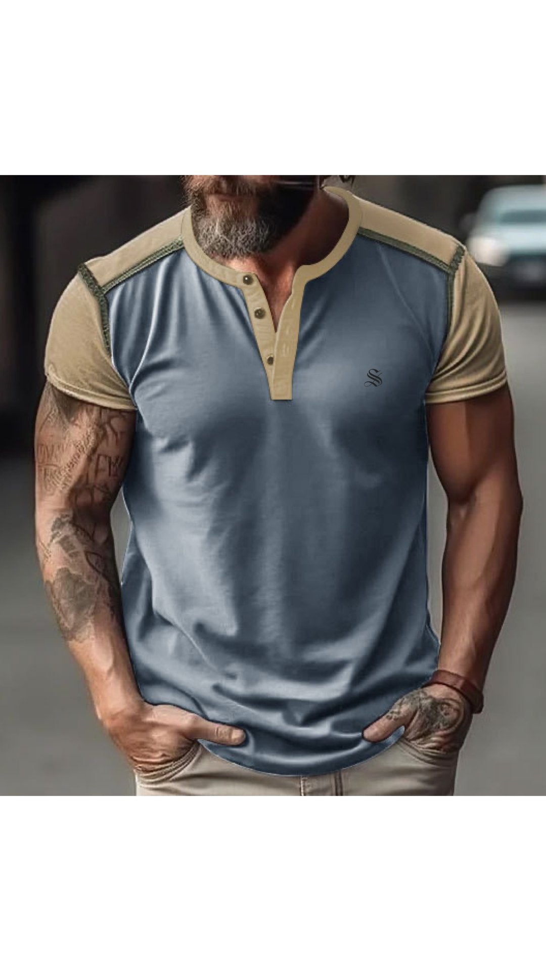 Beastov 3 - T - Shirt for Men - Sarman Fashion - Wholesale Clothing Fashion Brand for Men from Canada