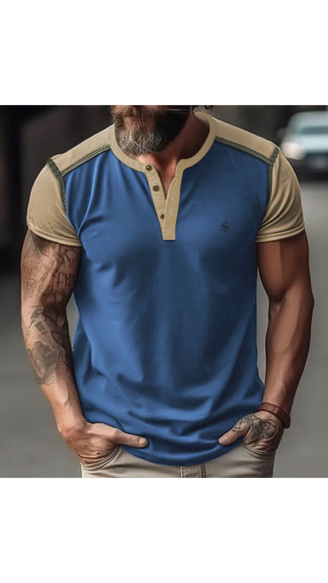 Beastov 3 - T - Shirt for Men - Sarman Fashion - Wholesale Clothing Fashion Brand for Men from Canada