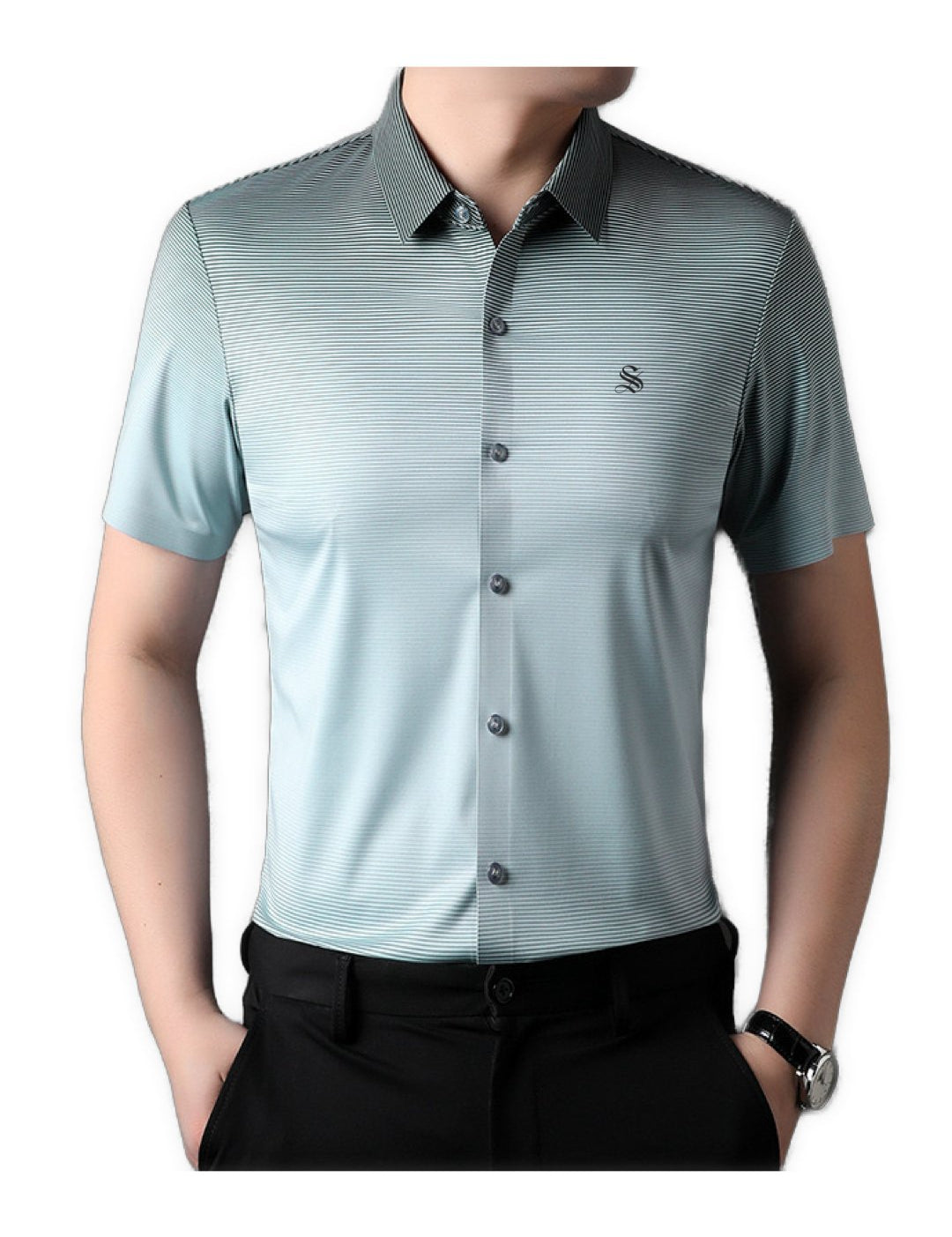 Berri - Short Sleeves Shirt for Men - Sarman Fashion - Wholesale Clothing Fashion Brand for Men from Canada