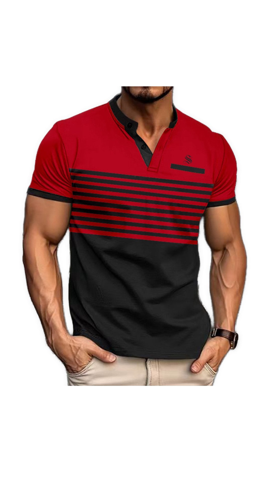 BestPos - T-Shirt for Men - Sarman Fashion - Wholesale Clothing Fashion Brand for Men from Canada