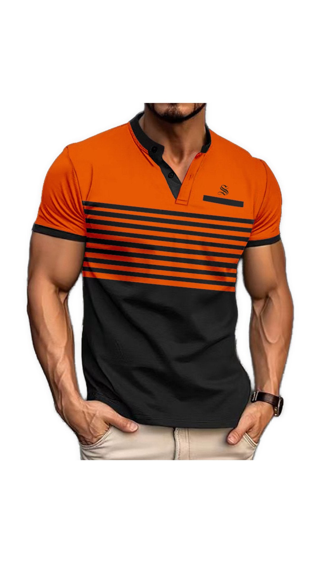 BestPos - T-Shirt for Men - Sarman Fashion - Wholesale Clothing Fashion Brand for Men from Canada