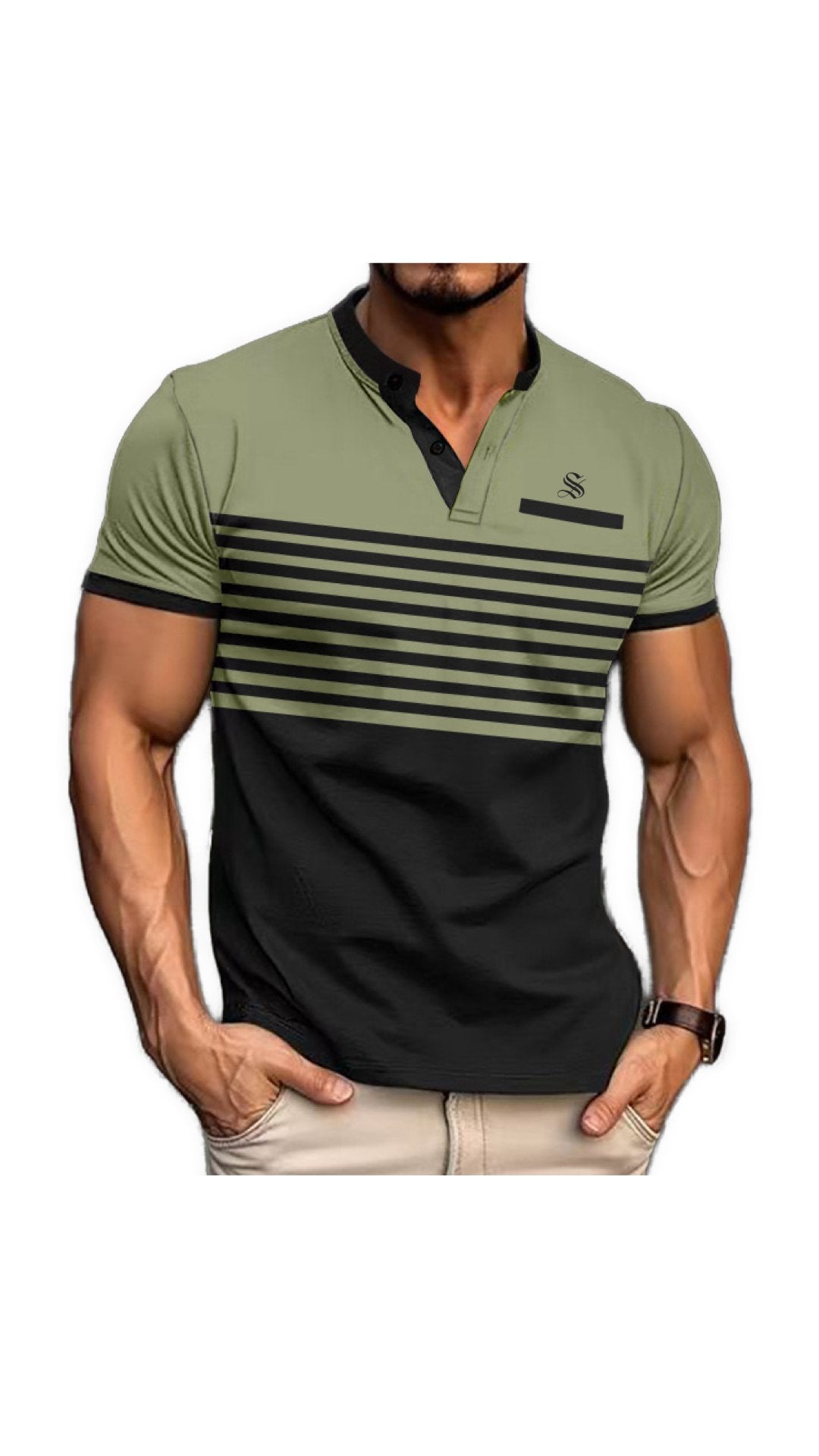 BestPos - T-Shirt for Men - Sarman Fashion - Wholesale Clothing Fashion Brand for Men from Canada