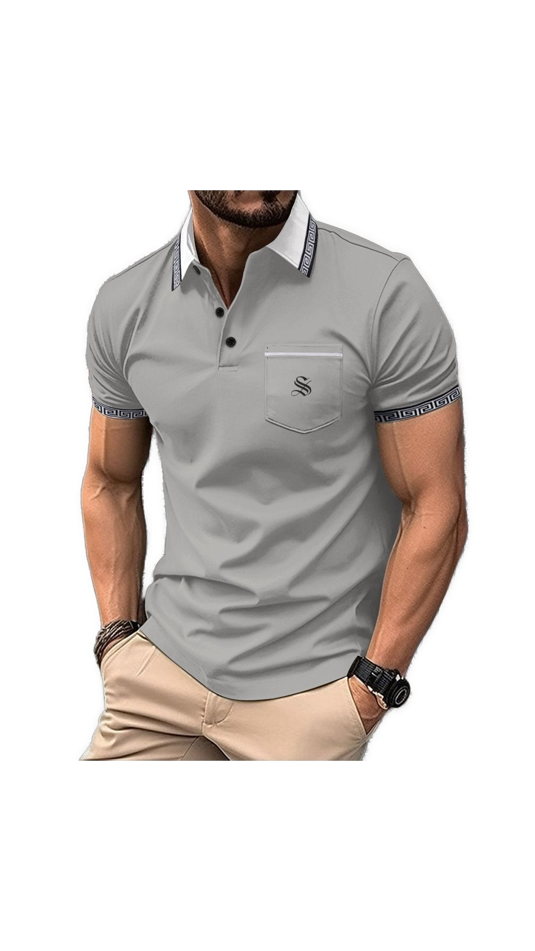 Bibaka 2 - Polo Shirt for Men - Sarman Fashion - Wholesale Clothing Fashion Brand for Men from Canada