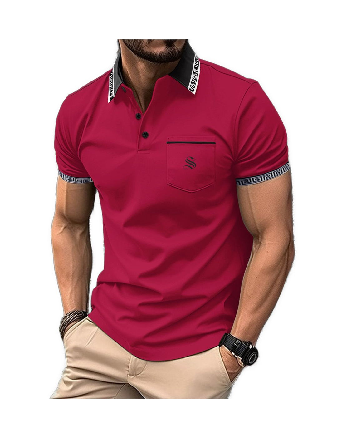 Bibaka 2 - Polo Shirt for Men - Sarman Fashion - Wholesale Clothing Fashion Brand for Men from Canada