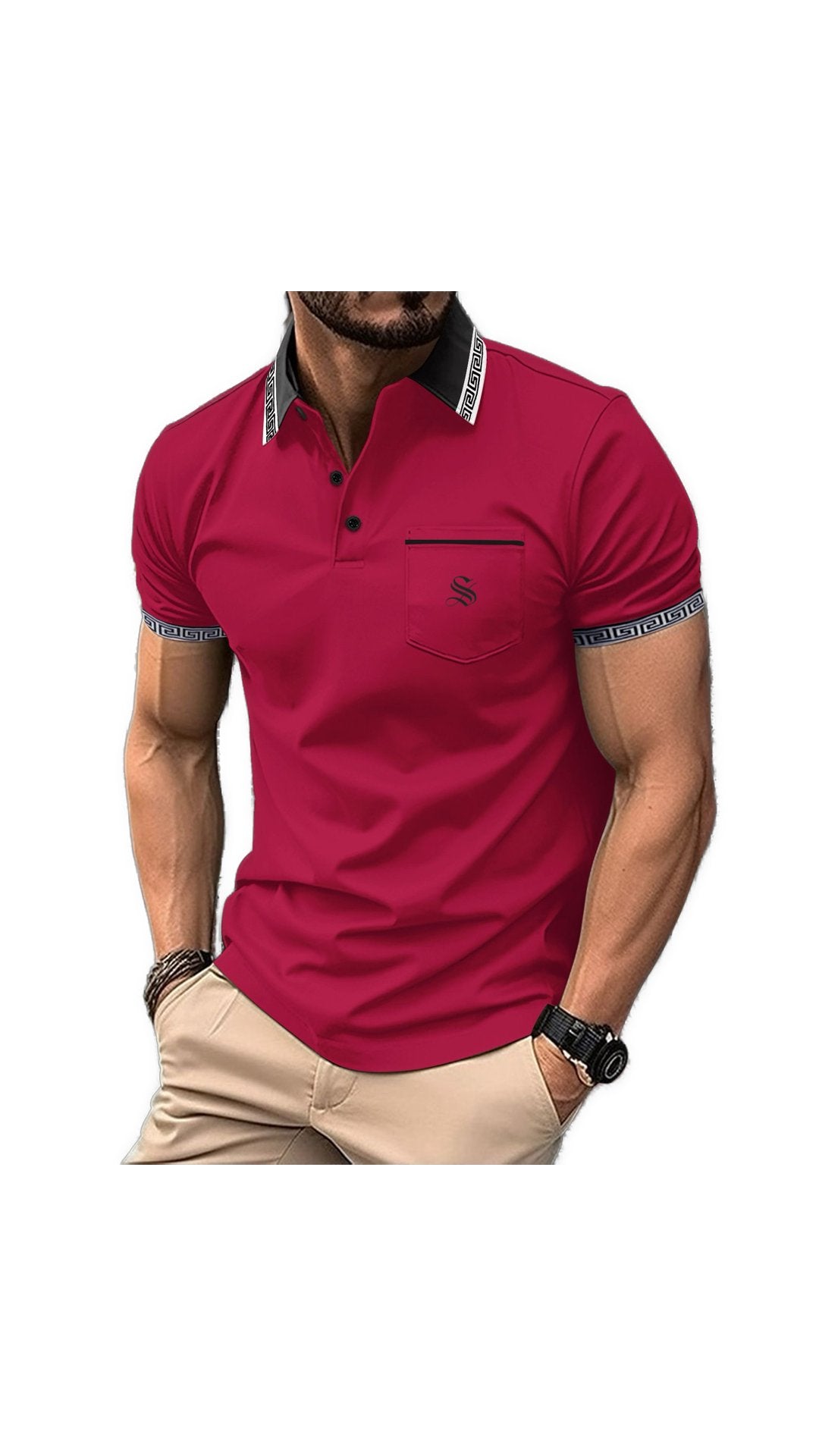 Bibaka 2 - Polo Shirt for Men - Sarman Fashion - Wholesale Clothing Fashion Brand for Men from Canada