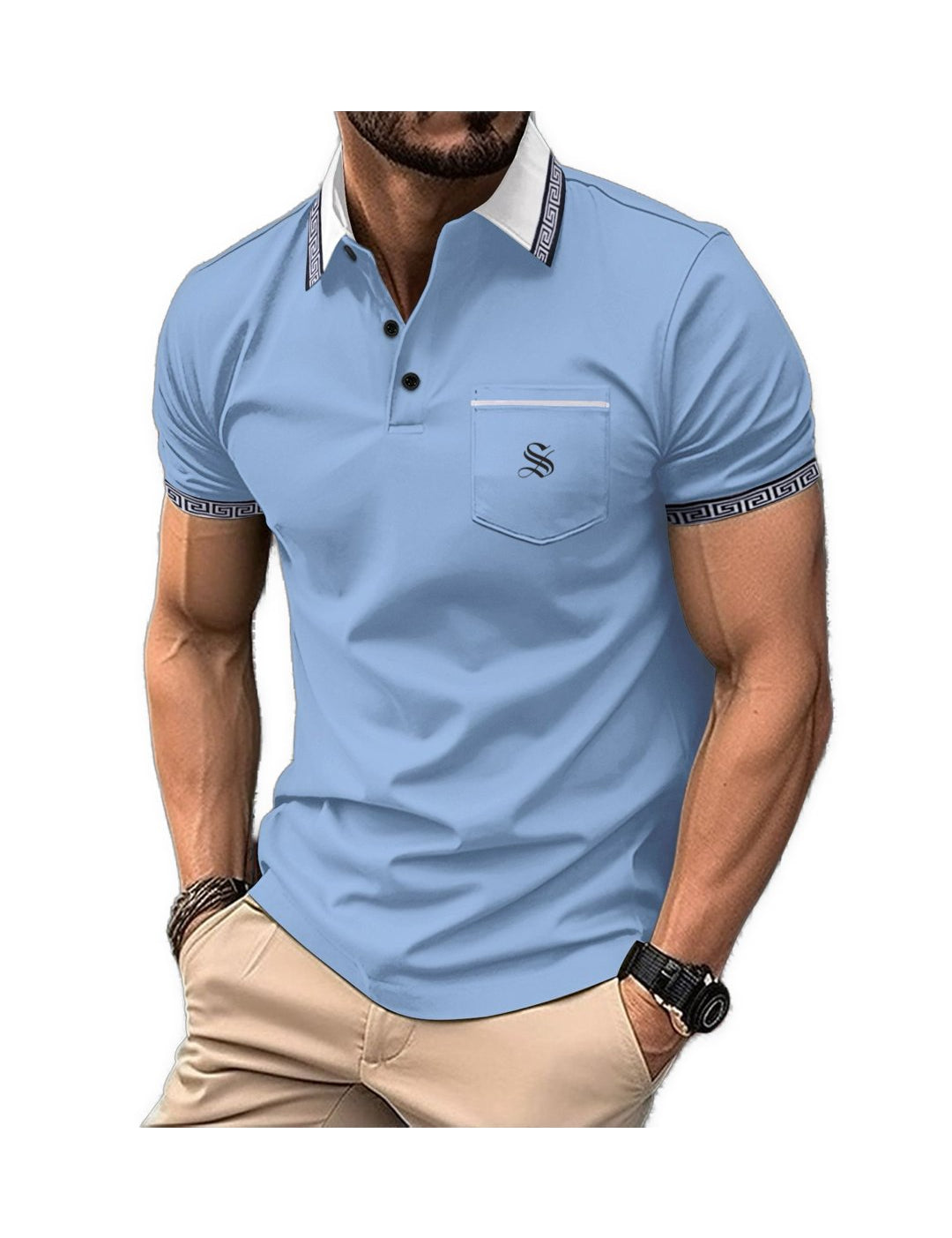 Bibaka 2 - Polo Shirt for Men - Sarman Fashion - Wholesale Clothing Fashion Brand for Men from Canada