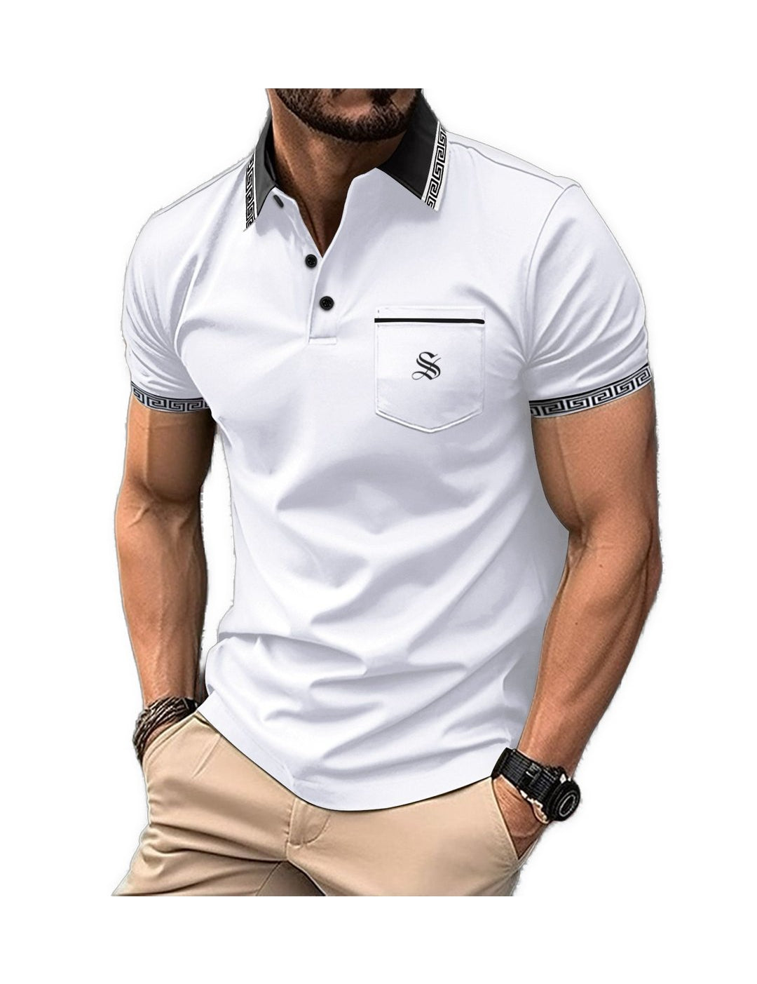 Bibaka 2 - Polo Shirt for Men - Sarman Fashion - Wholesale Clothing Fashion Brand for Men from Canada