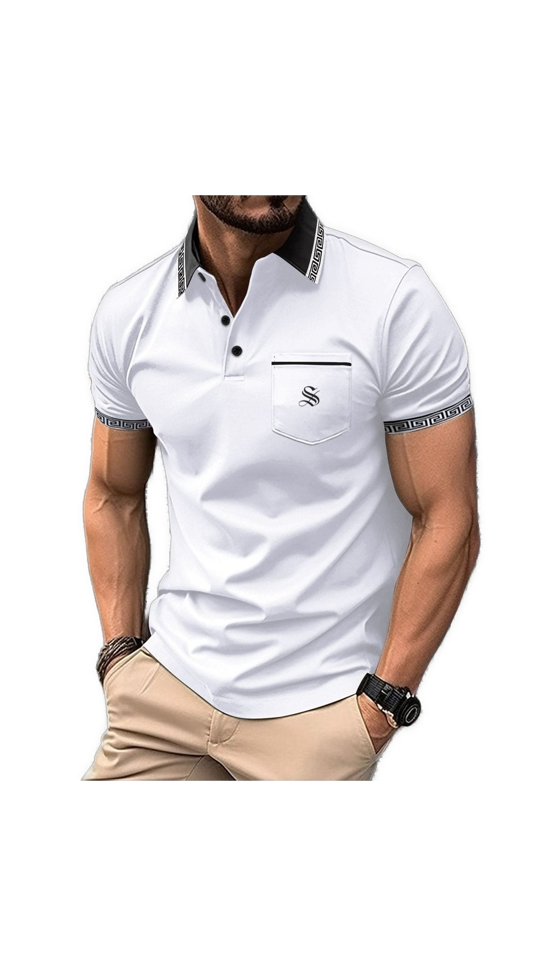 Bibaka 2 - Polo Shirt for Men - Sarman Fashion - Wholesale Clothing Fashion Brand for Men from Canada