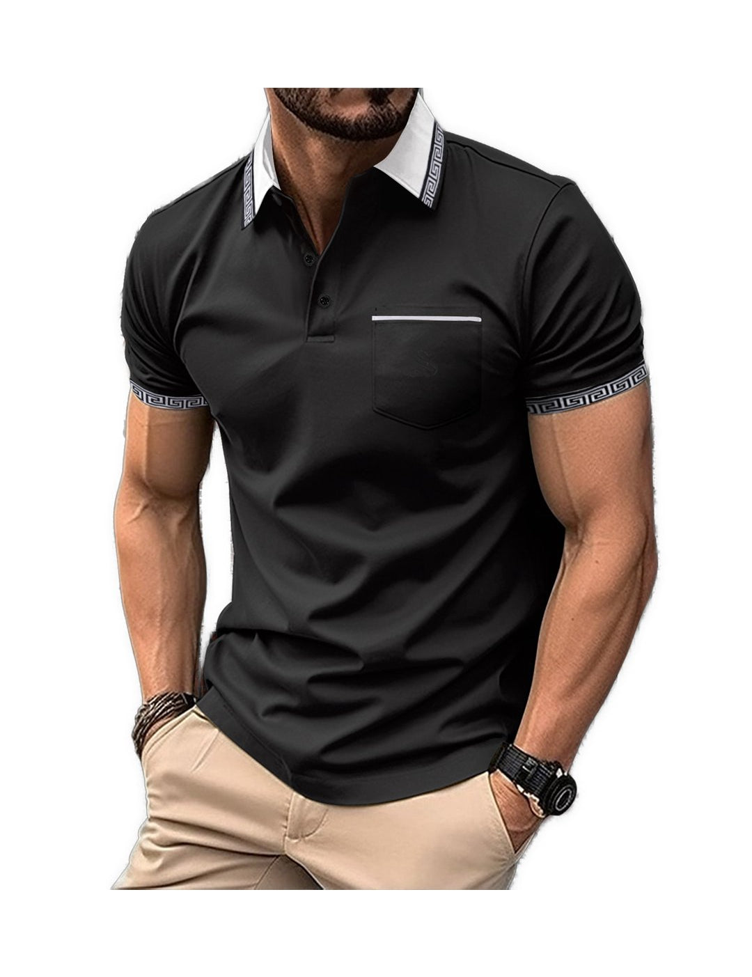 Bibaka 2 - Polo Shirt for Men - Sarman Fashion - Wholesale Clothing Fashion Brand for Men from Canada