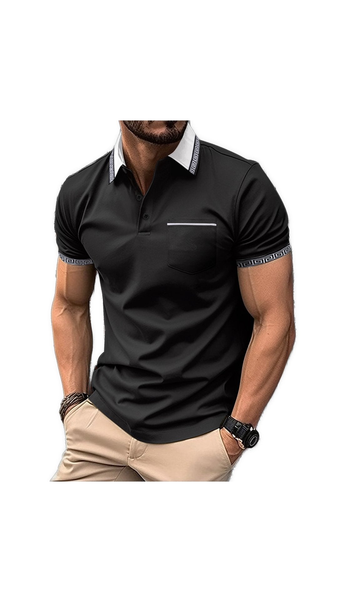 Bibaka 2 - Polo Shirt for Men - Sarman Fashion - Wholesale Clothing Fashion Brand for Men from Canada