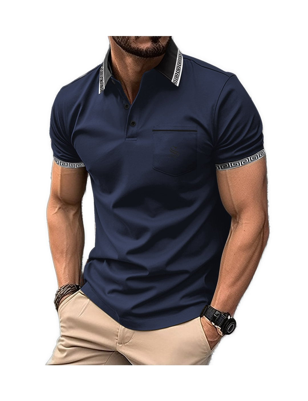 Bibaka 2 - Polo Shirt for Men - Sarman Fashion - Wholesale Clothing Fashion Brand for Men from Canada