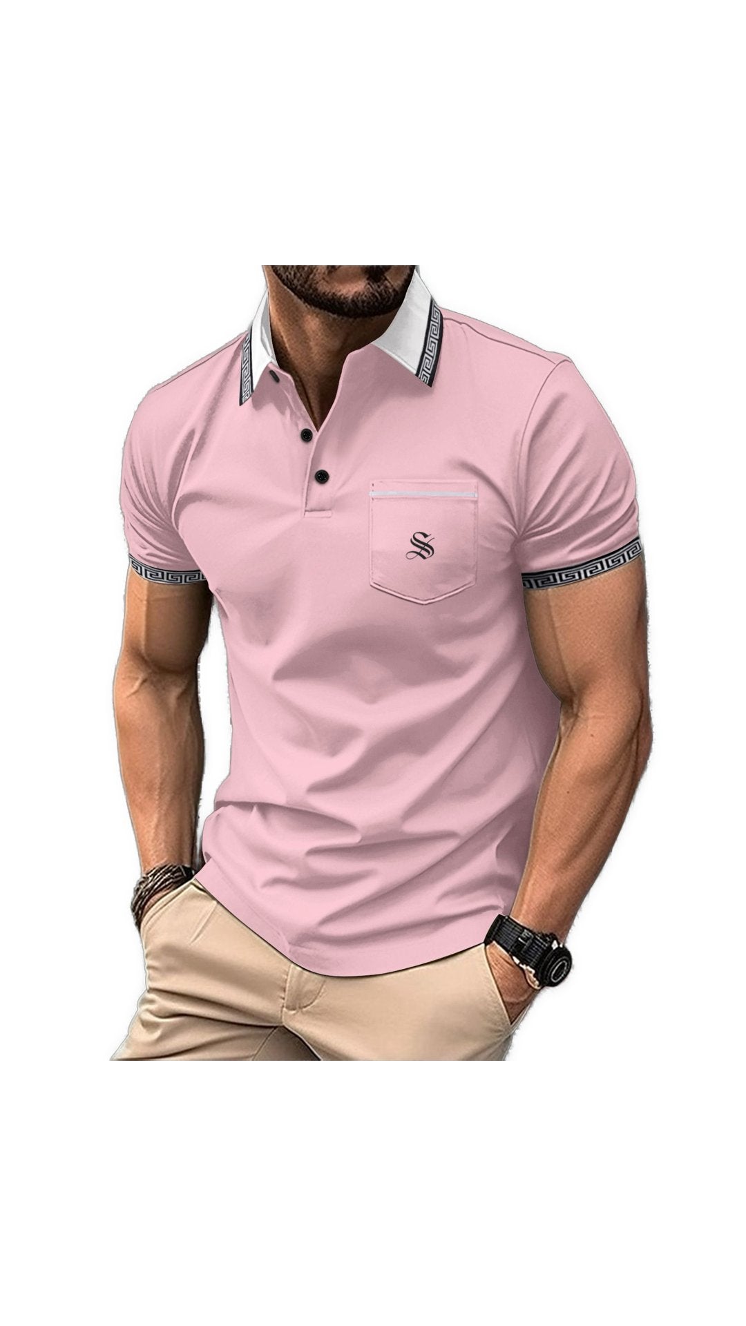 Bibaka 2 - Polo Shirt for Men - Sarman Fashion - Wholesale Clothing Fashion Brand for Men from Canada