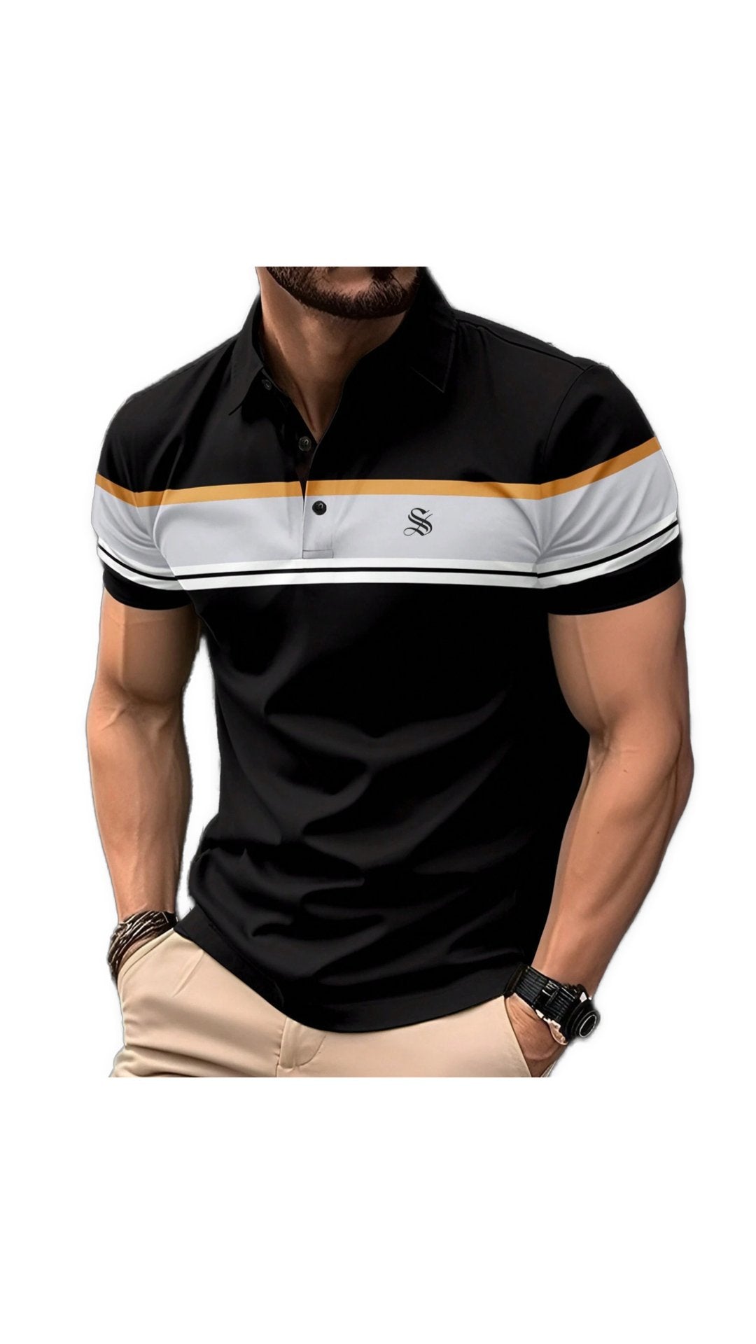 Bibaka 3 - Polo Shirt for Men - Sarman Fashion - Wholesale Clothing Fashion Brand for Men from Canada