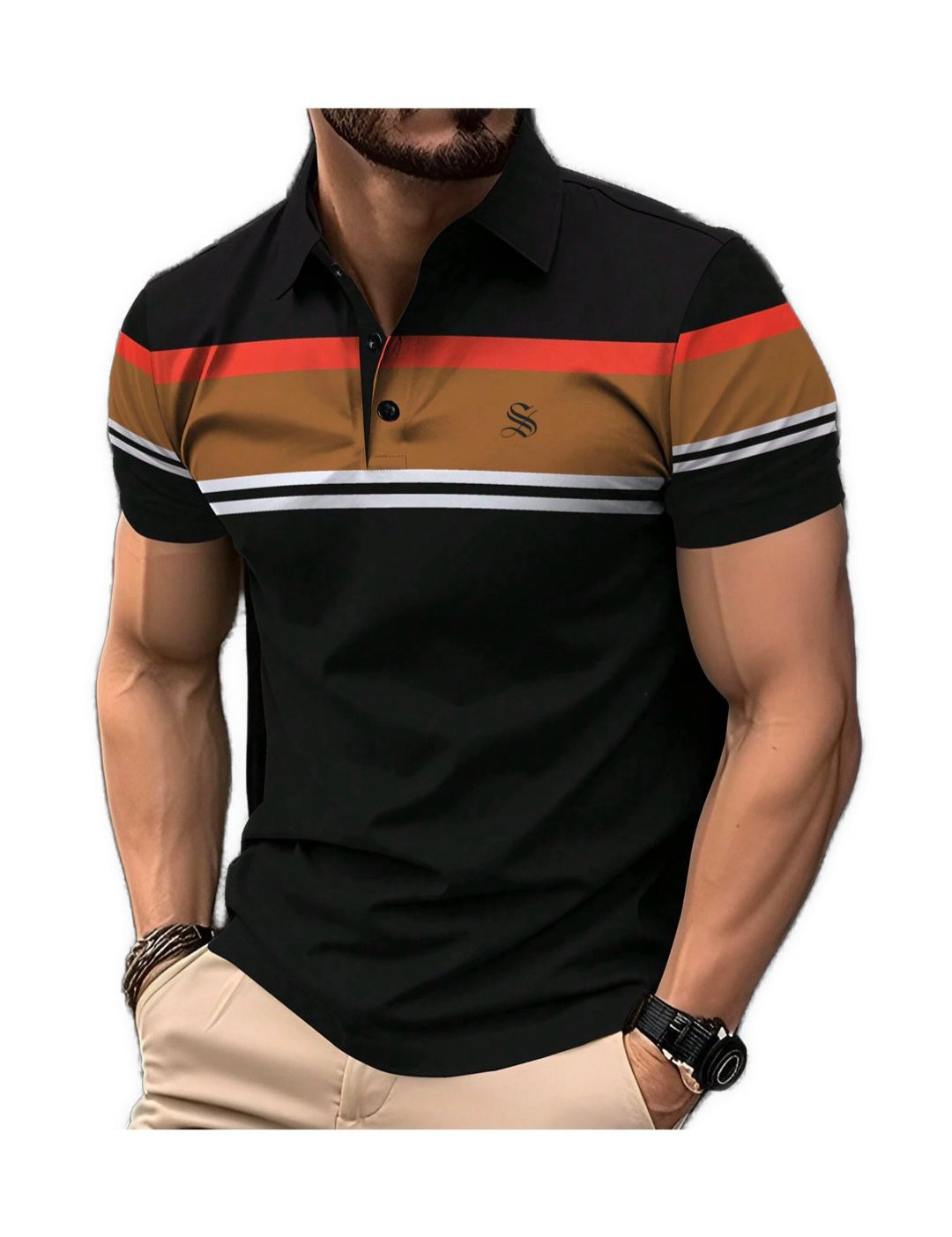 Bibaka 3 - Polo Shirt for Men - Sarman Fashion - Wholesale Clothing Fashion Brand for Men from Canada