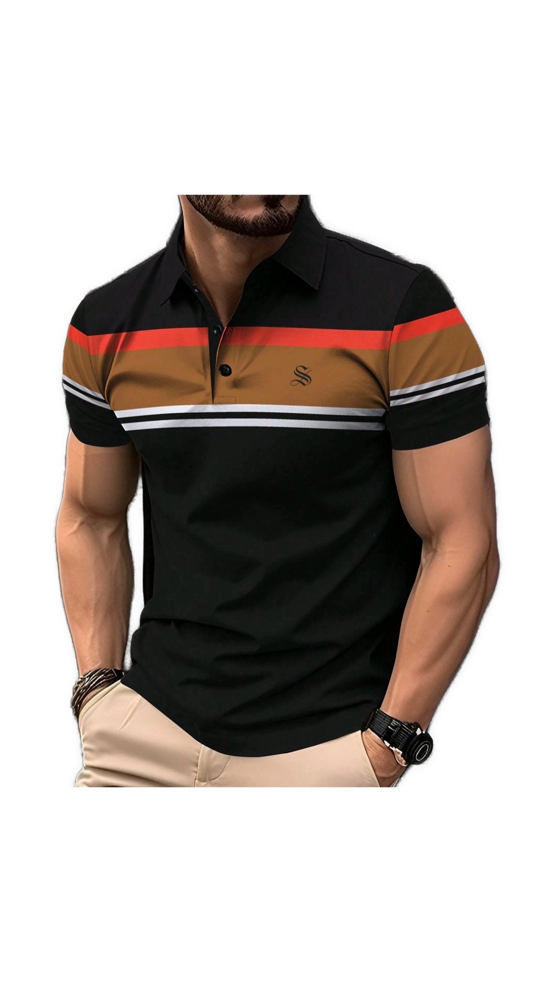 Bibaka 3 - Polo Shirt for Men - Sarman Fashion - Wholesale Clothing Fashion Brand for Men from Canada