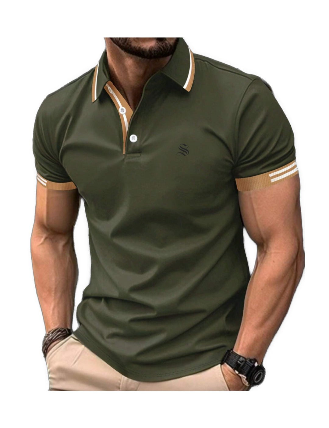 Bibaka 4 - Polo Shirt for Men - Sarman Fashion - Wholesale Clothing Fashion Brand for Men from Canada